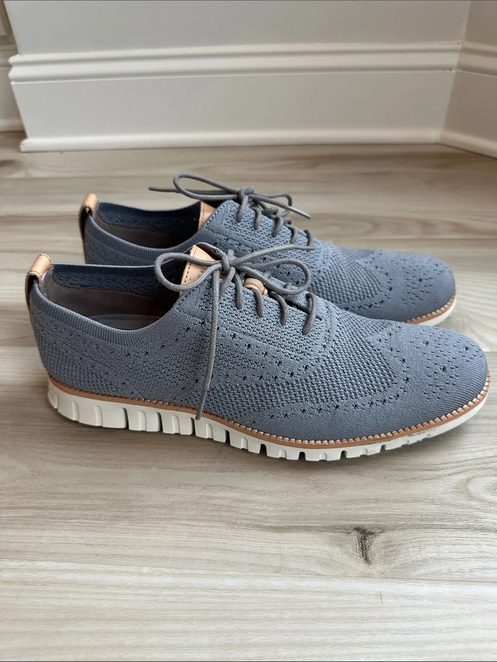 Men's 2.ZERØGRAND Stitchlite™ Wingtip Oxfords Grey 11 Cole Haan